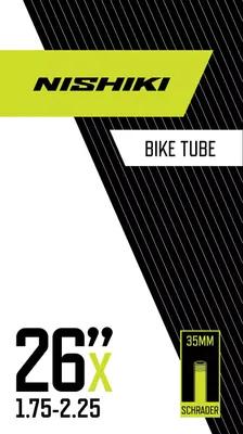 Nishiki Schrader Valve 26'' 1.75-2.25 Bike Tube