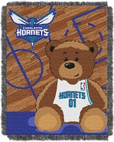 TheNorthwest Charlotte Hornets 36'' x 46'' Half Court Jacquard Woven Baby Blanket