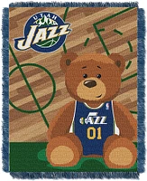 TheNorthwest Utah Jazz 36'' x 46'' Half Court Jacquard Woven Baby Blanket