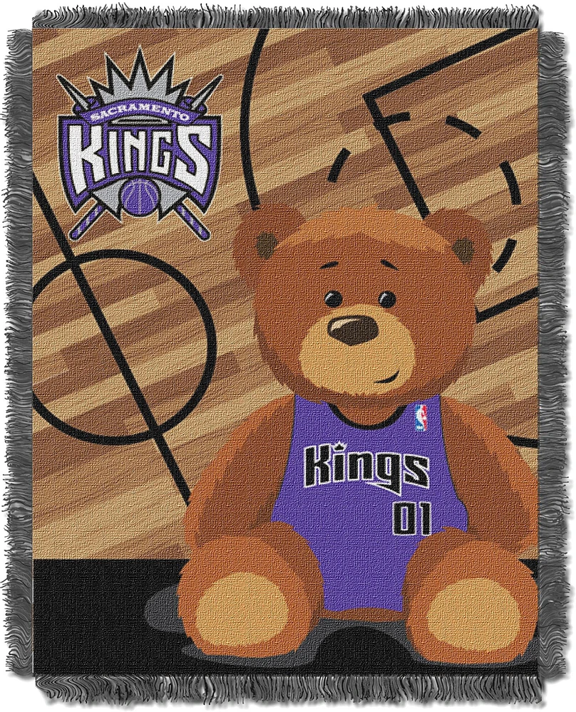 TheNorthwest Sacramento Kings 36'' x 46'' Half Court Jacquard Woven Baby Blanket