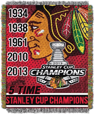 TheNorthwest Chicago Blackhawks 48'' x 60'' Home Ice Advantage Tapestry Throw Blanket