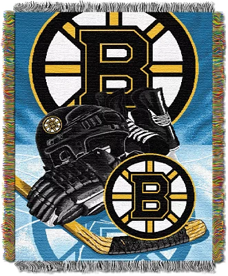 TheNorthwest Boston Bruins 48'' x 60'' Home Ice Advantage Tapestry Throw Blanket