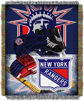 TheNorthwest New York Rangers 48'' x 60'' Home Ice Advantage Tapestry Throw Blanket