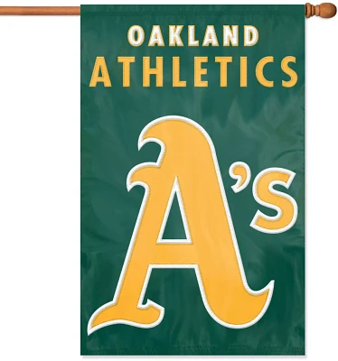 Party Animal Oakland Athletics Applique Banner Flag