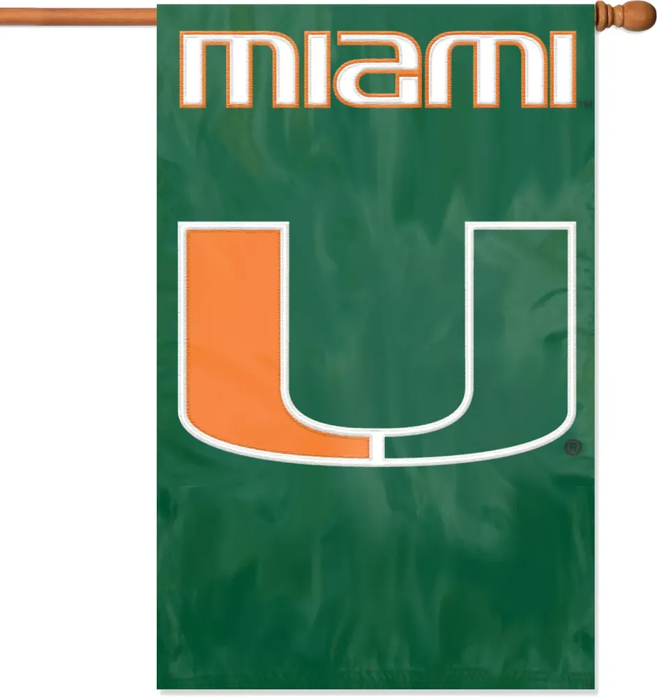 Party Animal Miami Hurricanes House Flag