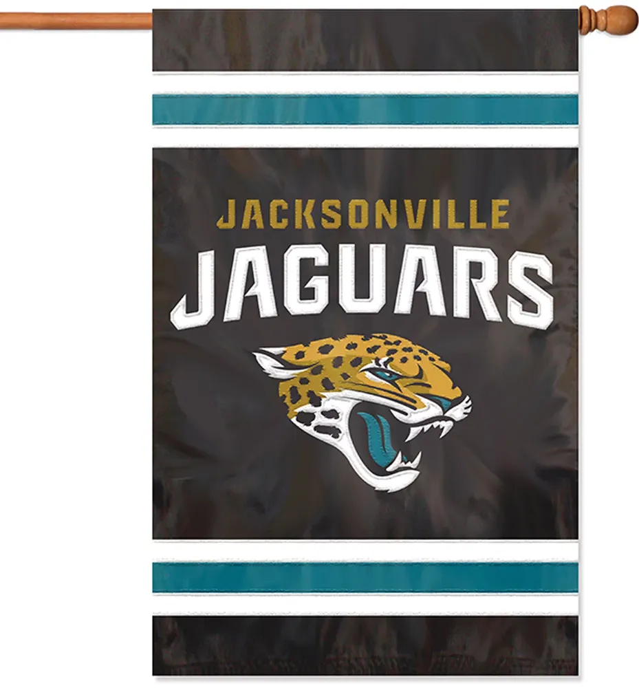 Party Animal Jacksonville Jaguars Applique Banner Flag