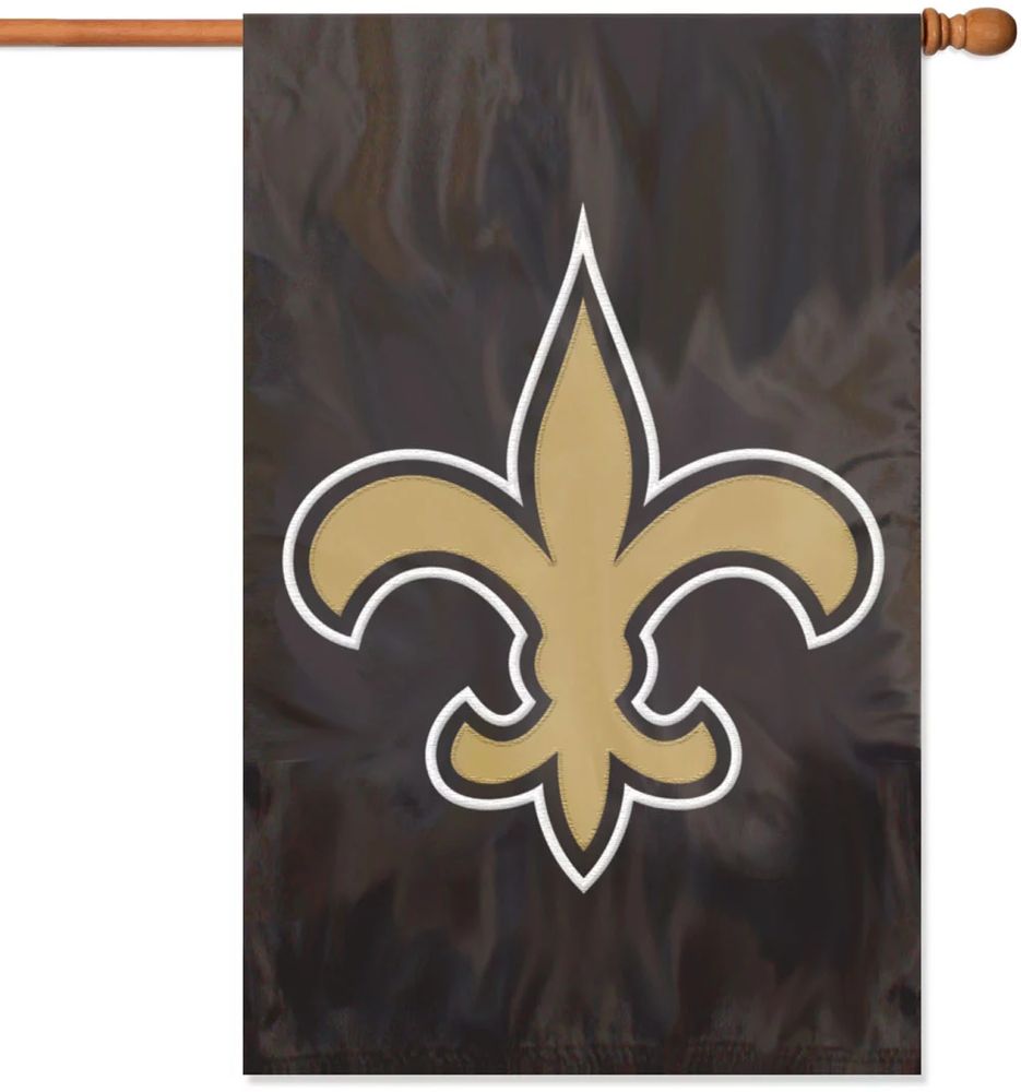 Party Animal New Orleans Saints Applique Banner Flag