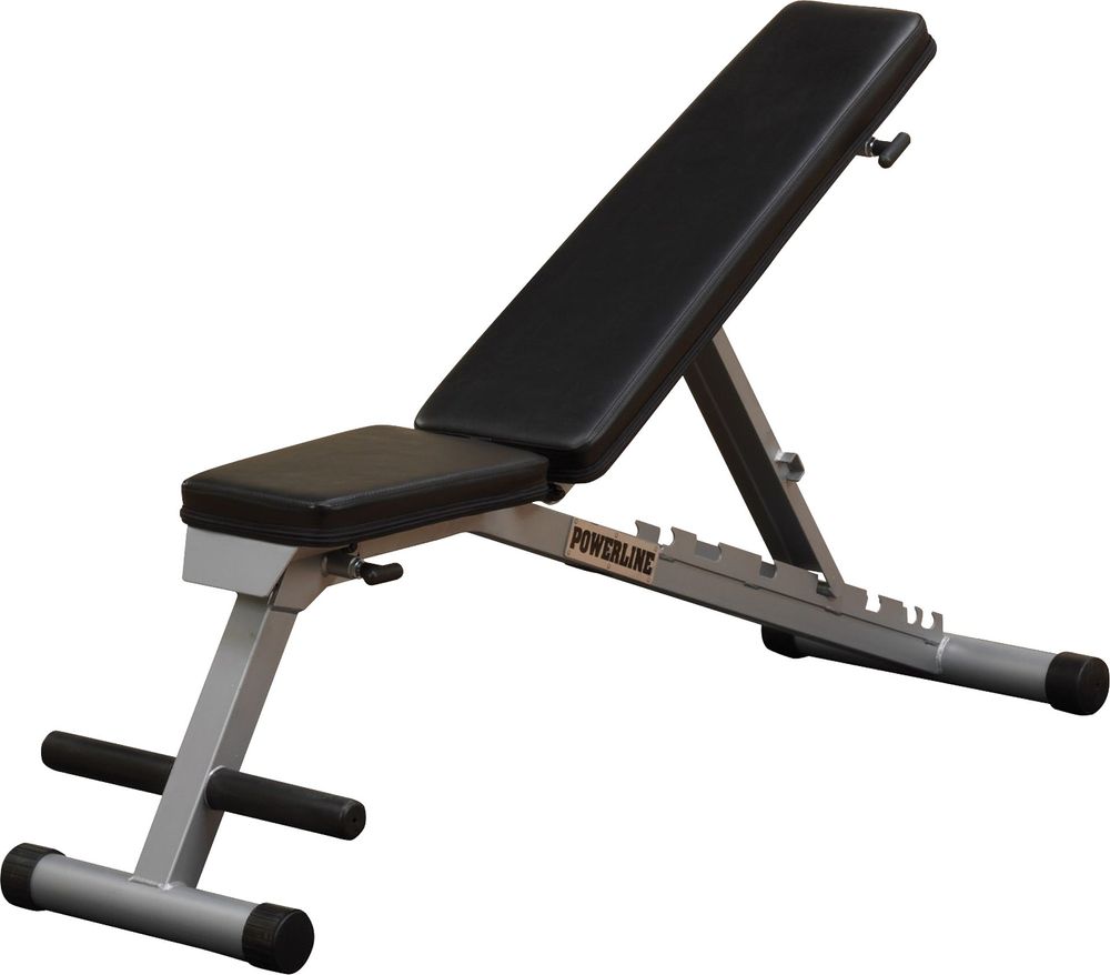 Powerline PFID125X Flat Incline Decline Folding Weight Bench