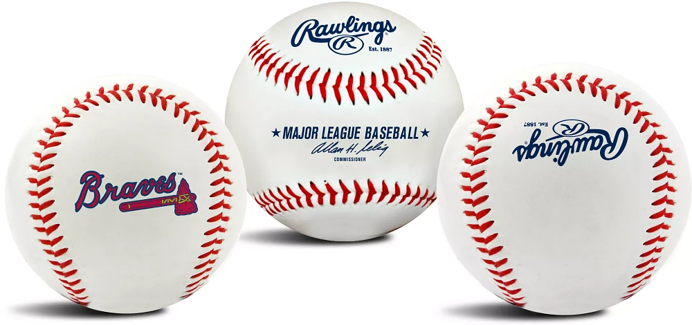 Rawlings Atlanta Braves Logo Baseball