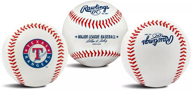 Texas Rangers Rawlings Team Logo Baseball