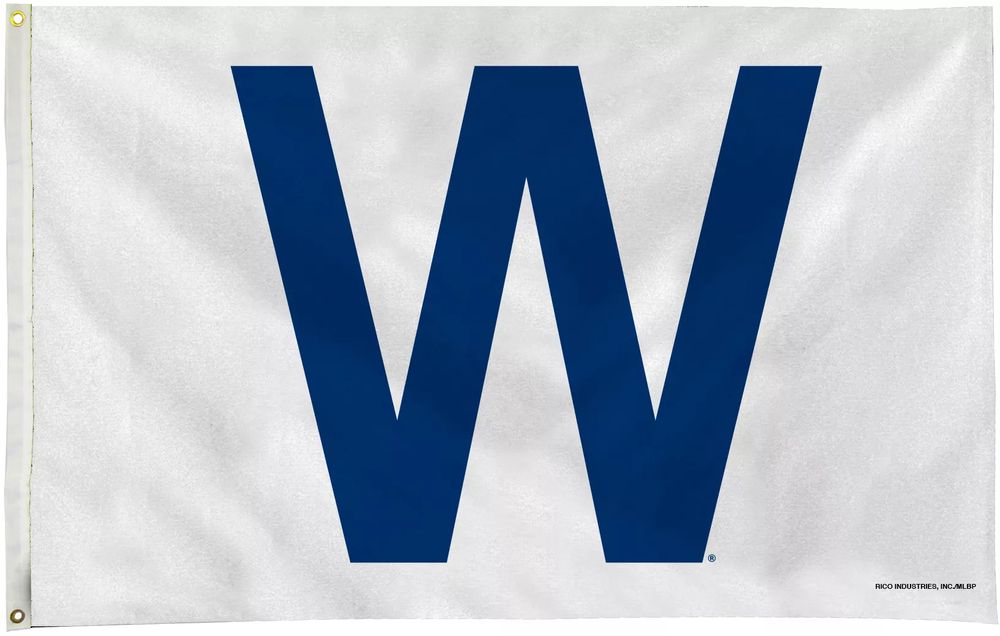  Rico Industries MLB Chicago Cubs W 3-Foot by 5-Foot Banner Flag  : Sports & Outdoors