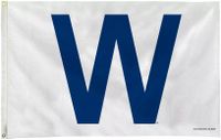 Chicago Cubs W Win Flag MLB 3' x 5