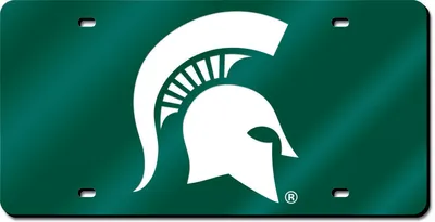 Rico Michigan State Spartans Green Laser Tag License Plate