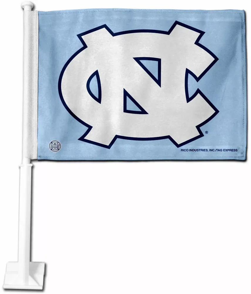 Rico North Carolina Tar Heels Car Flag