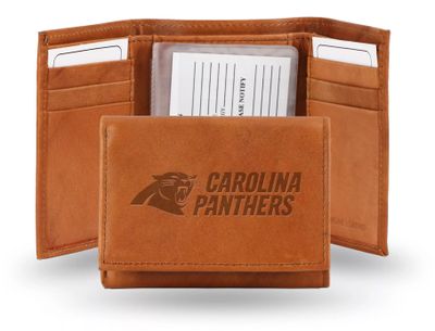 Rico NFL Carolina Panthers Embossed Tri-Fold Wallet