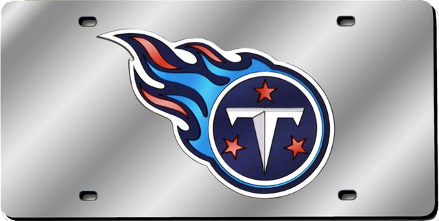 Dick's Sporting Goods Rico Tennessee Titans Silver Laser Tag License Plate