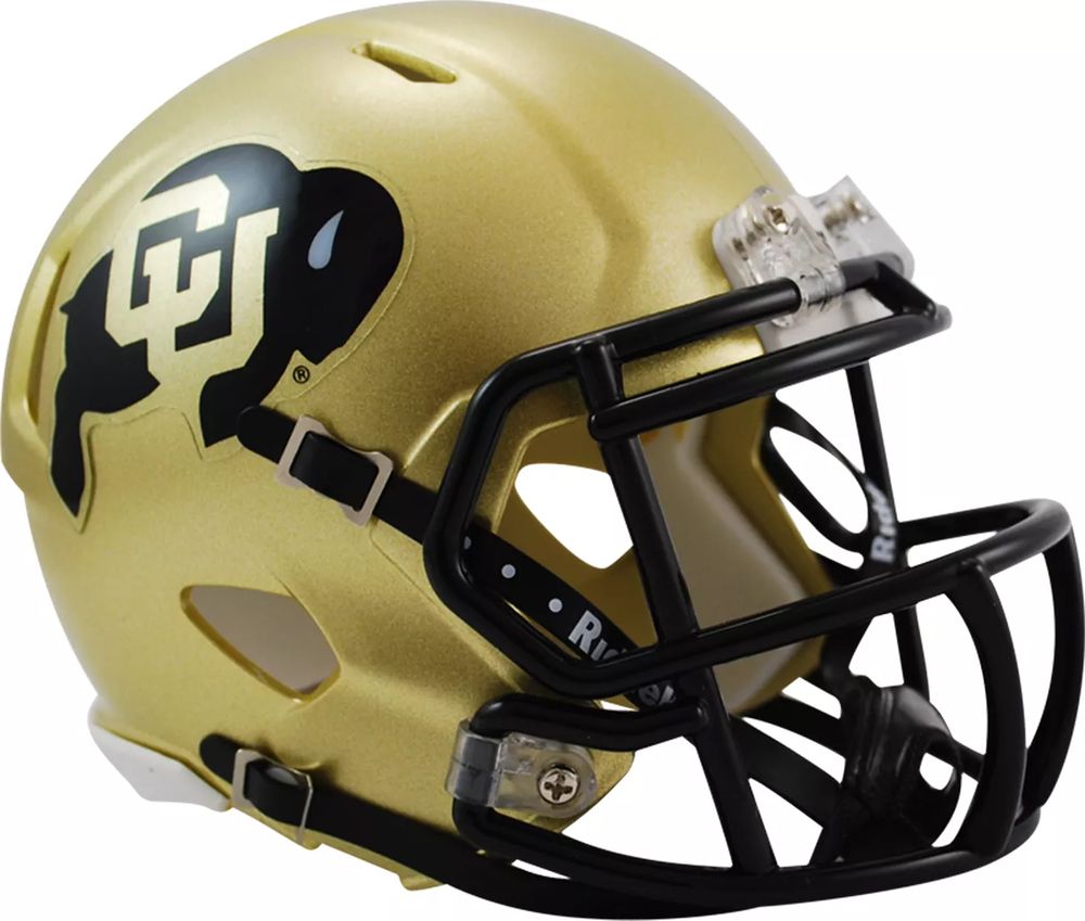 Pittsburgh Panthers Gold Riddell Speed Mini Football Helmet