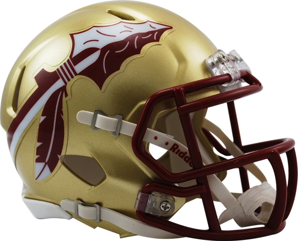 FSU, Florida State White Riddell Speed Replica Helmet