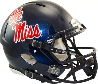Riddell Ole Miss Rebels Speed Revolution Authentic Full-Size Football Helmet