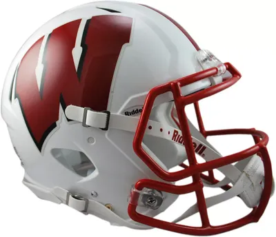 Riddell Wisconsin Badgers Speed Revolution Authentic Full-Size Football Helmet