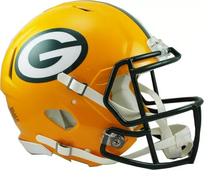 Riddell Green Bay Packers Revolution Speed Football Helmet