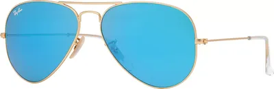 Ray-Ban Men's Aviator Blue Flash Sunglasses