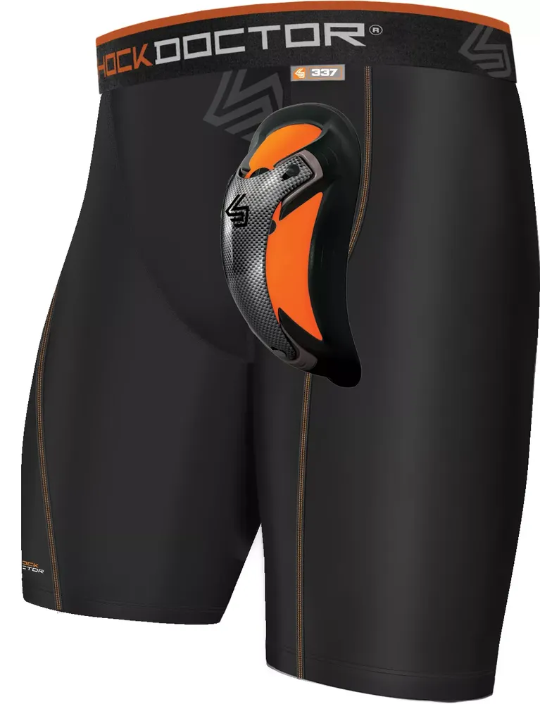 Dick's Sporting Goods Shock Doctor Boys' Ultra Compression Shorts w/ Cup