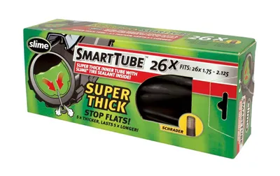 Slime 26" Thorn Resistant Thick Smart Tube (Schrader Valve)