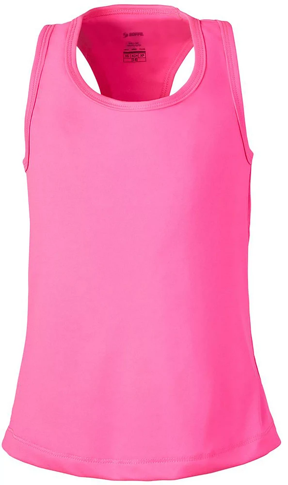 Soffe Girls' Performance Racerback Tank Top