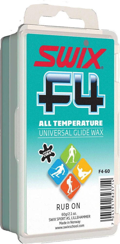 Swix F4 All-Temperature Universal Glide Wax Kit