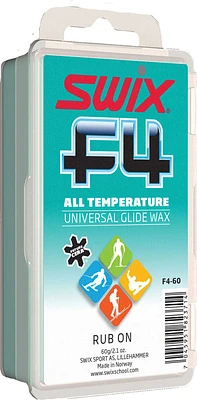 Swix F4 All-Temperature Universal Glide Wax Kit