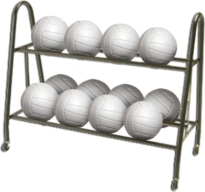 Tandem Volleyball/Basketball Ultimate Ball Rack