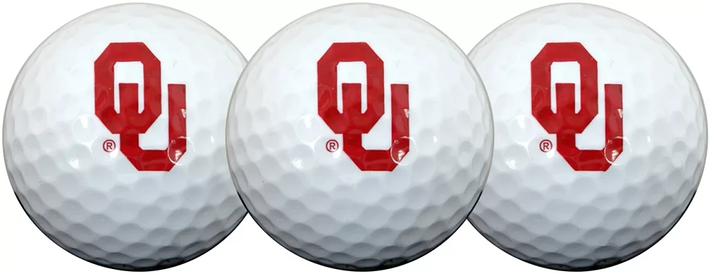 Team Effort Oklahoma Sooners Golf Balls - 3-Pack