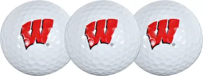 Team Effort Wisconsin Badgers Golf Balls - 3-Pack