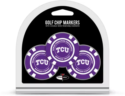 Team Golf TCU Horned Frogs Poker Chips Ball Markers - 3-Pack