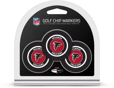 Team Golf Atlanta Falcons Poker Chips Ball Markers - 3-Pack