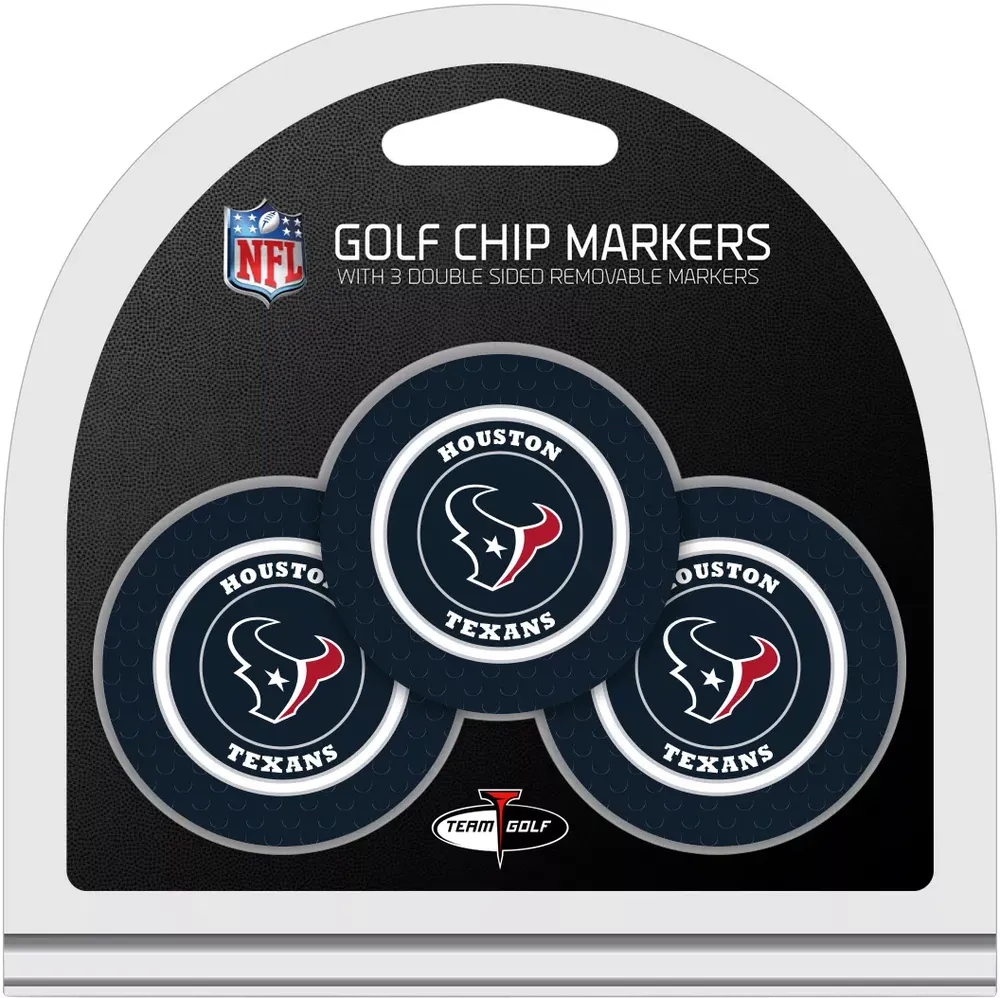 Team Golf Houston Texans NFL Golf Chips - 3 Pack