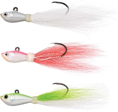 Eagle Claw Trokar Pro-V Bend Variety Bucktail Saltwater Jig Kit