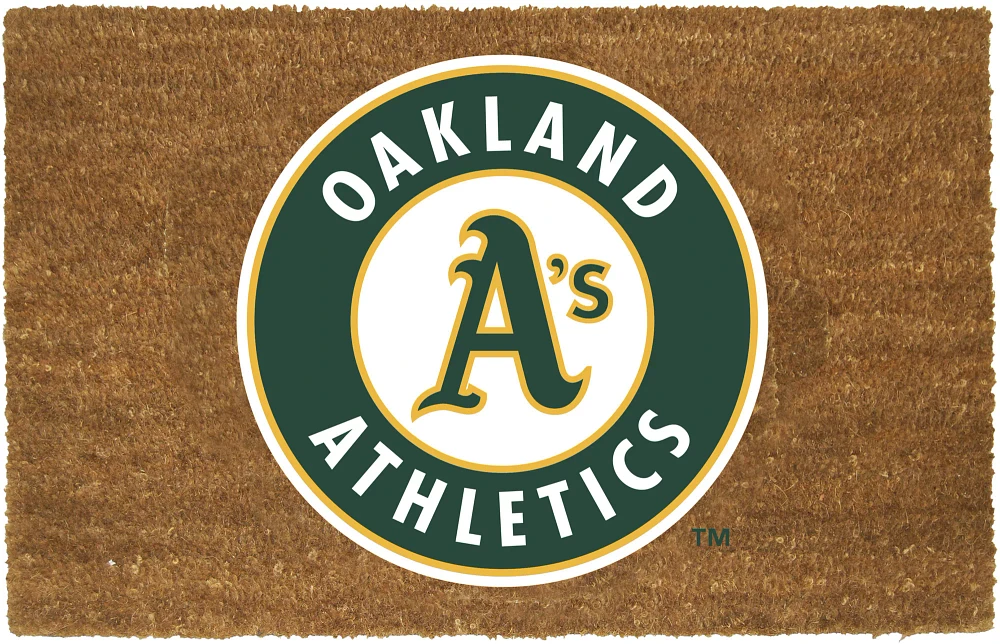 The Memory Company Oakland Athletics MLB Team Logo Door Mat