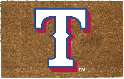 The Memory Company Texas Rangers MLB Team Logo Door Mat