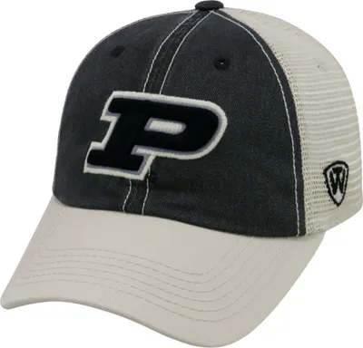Top of the World Men's Purdue Boilermakers Black/White/Old Gold Off Road Adjustable Hat
