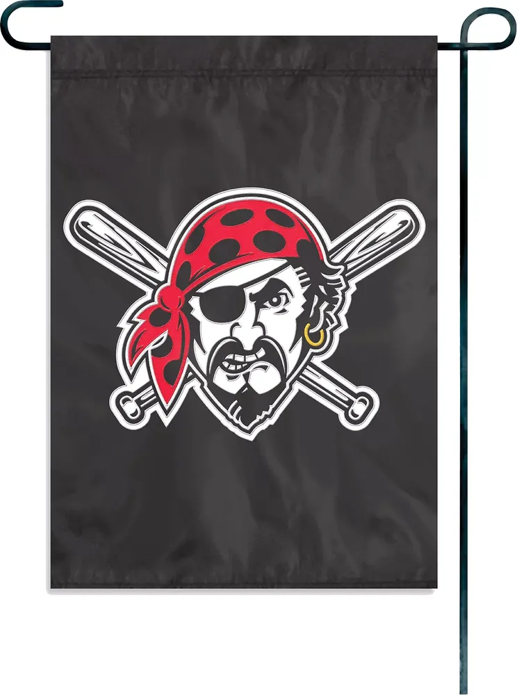 Party Animal Pittsburgh Pirates Black Garden/Window Flag