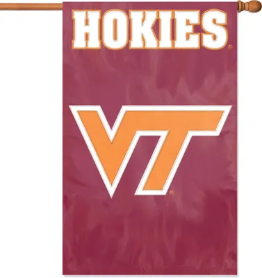 The Party Animal Virginia Tech Hokies Applique Banner Flag