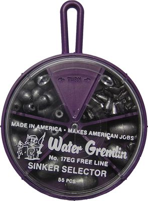 Water Gremlin Egg Sinker Selector - 55 Piece