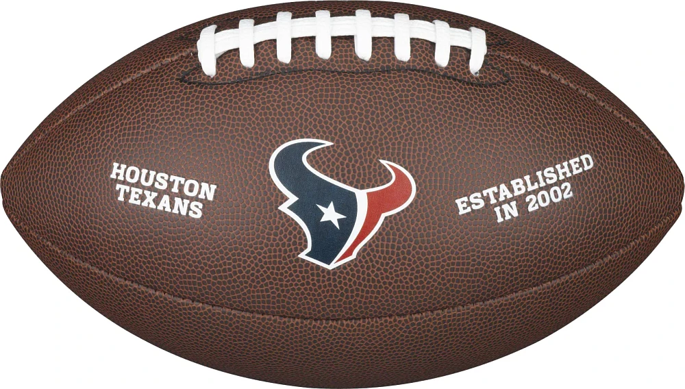 Wilson Houston Texans Composite Official-Size Football