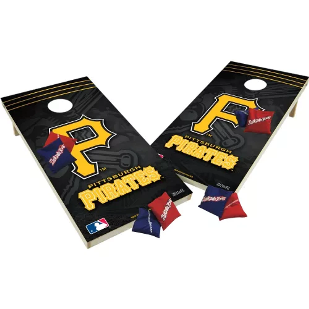 Wild Sports 2' x 4' Pittsburgh Pirates XL Tailgate Bean Bag Toss Shields