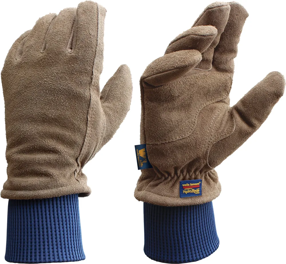 Wells Lamont HydraHyde Suede Cowhide Gloves