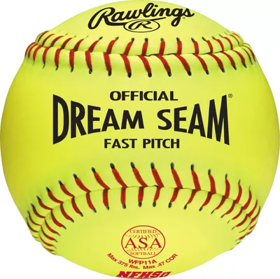 Rawlings 11" USA/NFHS Official Dream Seam Fastpitch Softball