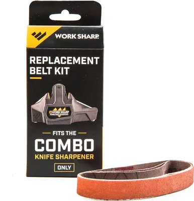 Work Sharp Combo Knife Sharpener Replacement Belt Kit – P120 ½” x 10”