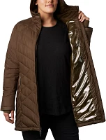 Columbia Women's Plus Heavenly Long Hooded Down Jacket